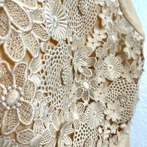 Anthropologie linen sleeveless dress